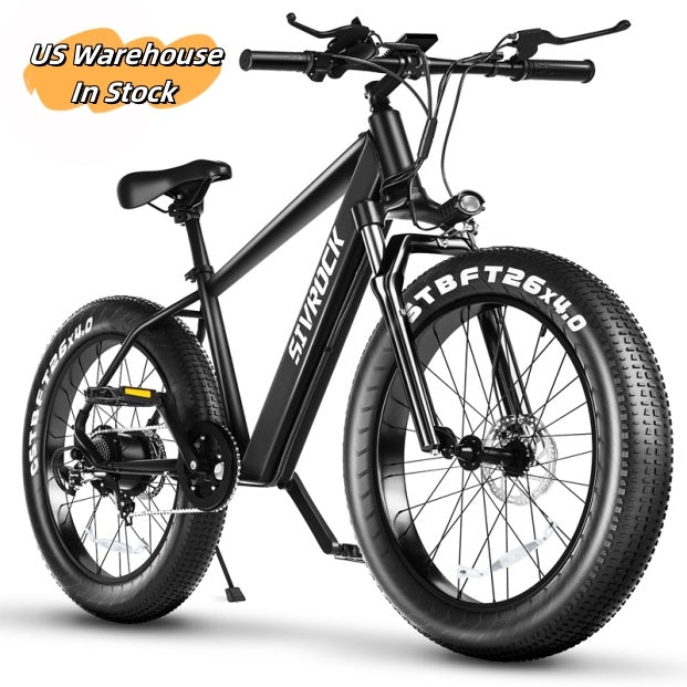 Electric Bike For Adults, 26 X 4.0 Inches Fat Tire Electric Mountain Bicycle, 1000W Motor 48V 15Ah Ebike For Trail Riding, Excursion And Commute, UL And GCC Certified