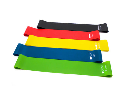 Resistance Bands,Set of 5 Bands–5 Different Resistance Levels