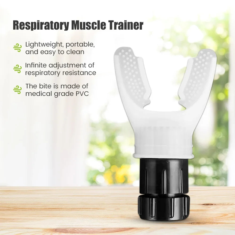 Dropship 1Pc Breathing Trainer Exercise Lung Face Mouthpiece Respirator Fitness Equipment for Household Healthy Care Accessories